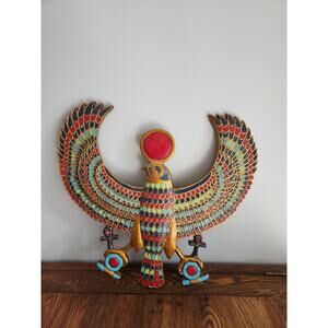 Ancient Egyptian God HORUS Statue Sculpture Wall Plaque